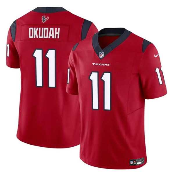 Men & Women & Youth Houston Texans #11 Jeff Okudah Red 2024 F.U.S.E. Vapor Untouchable Football Stitched Jersey,We sell and wholesale Men & Women & Youth Houston Texans #11 Jeff Okudah Red 2024 F.U.S.E. Vapor Untouchable Football Stitched Jersey on line form chian!